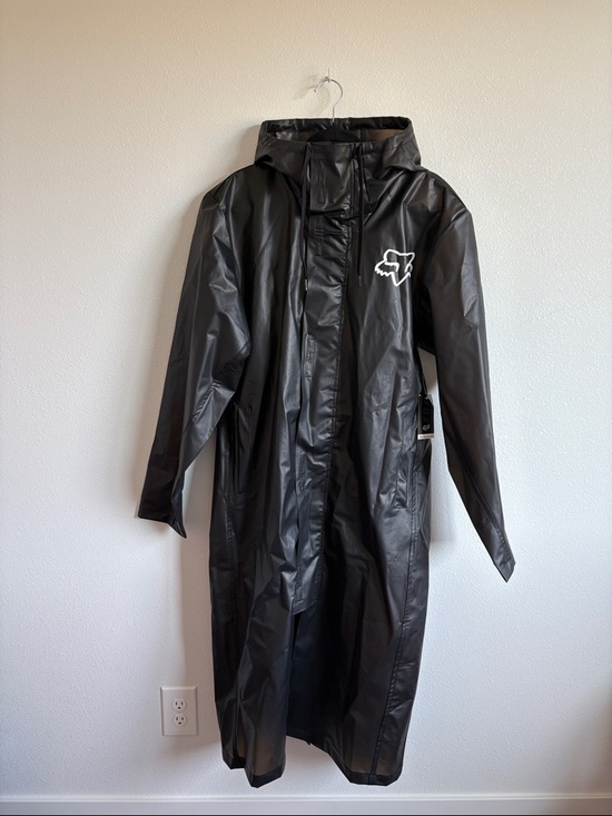 Fox Jackets & Blazers - Fox Black Waterproof Pit Rain Jacket